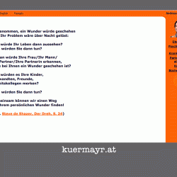 Screendump www.kuermayr.at aus 1999–2016