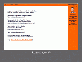 Screendump www.kuermayr.at aus 1999–2016